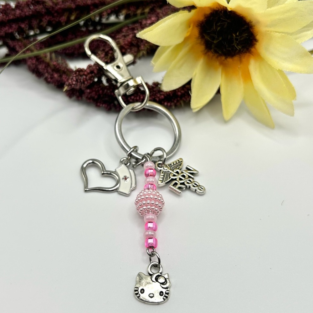 Hello Kitty Medical Field Keychain - Picture 1 of 1